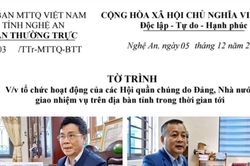 Bộ Nội vụ hướng dẫn Nghệ An thực hiện chính sách Nghị định 126 cho người làm việc tại các tổ chức Hội được Đảng và Nhà nước giao nhiệm vụ