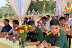 Khởi công bến thủy nội địa khu vực cửa khẩu quốc gia Giang Thành