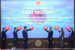 Điện Biên khai trương Trang thông tin phục vụ bầu cử