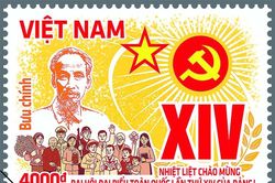 Phát hành đặc biệt bộ tem bưu chính 'Chào mừng Đại hội đại biểu toàn quốc lần thứ XIV của Đảng'