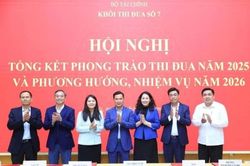 Khối thi đua số 7 phát động thi đua năm 2026 với tinh thần 'Đoàn kết - Kỷ cương - Đổi mới - Sáng tạo'