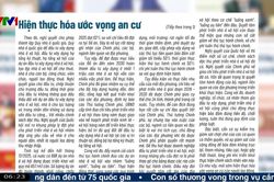 Điểm báo VTV1: Hiện thực hóa ước vọng an cư