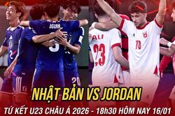 VTV5 VTV6 trực tiếp bóng đá U23 Nhật Bản vs Jordan 18h30 hôm nay