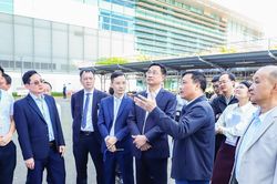 B&iacute; thư Th&agrave;nh ủy L&ecirc; Ngọc Quang kiểm tra thực tế dự &aacute;n mở rộng Nh&agrave; ga quốc tế T2