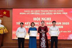 Đảng bộ Trường Cao đẳng Quảng Nam triển khai nhiệm vụ xây dựng Đảng năm 2026