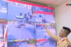 Camera an ninh - 'Cánh tay' nối dài của lực lượng cảnh sát giao thông