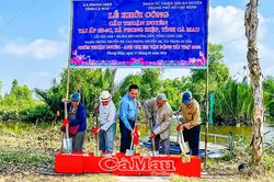 Dâng quà chào mừng Đại hội đại biểu toàn quốc lần thứ XIV của Đảng