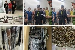 Công an TPHCM triệt xóa đường dây mua bán vũ khí quy mô lớn, liên tỉnh, thu 21 khẩu súng, 4.227 viên đạn