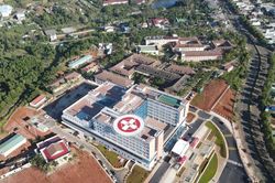 Bệnh viện có bãi đáp trực thăng phục vụ khám chữa bệnh khu vực phía Tây Lâm Đồng