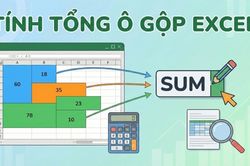 Hướng dẫn cách tính tổng các ô gộp trong Excel mà không bị lỗi