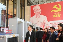 An ninh nghiêm ngặt, nhiều tầng lớp tại Trung tâm Hội nghị Quốc gia