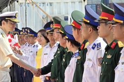 Tàu tuần tra thuộc Lực lượng bảo vệ bờ biển Nhật Bản thăm Đà Nẵng