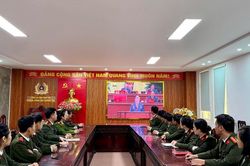 Tuổi trẻ Công an tỉnh Nghệ An hướng về Đại hội XIV của Đảng