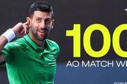 Djokovic lập kỷ lục 100 chiến thắng tại Australian Open, Coco Gauff cán mốc lịch sử