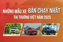 Những mẫu xe bán chạy nhất thị trường Việt Nam năm 2025