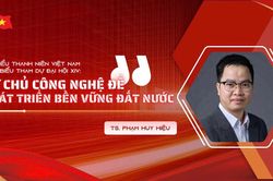 Đại biểu thanh niên Việt Nam tiêu biểu tham dự Đại hội XIV: Tự chủ công nghệ để phát triển bền vững đất nước