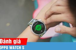 OPPO Watch S: Smartwatch mỏng nhẹ, bổ sung chế độ tập Pickleball và theo dõi sức khỏe nâng cao