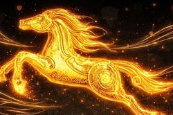 Lộ diện linh vật Ngựa chín hồng mao tại Đường hoa Nguyễn Huệ