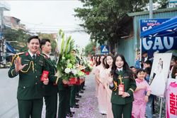 Cận cảnh dàn bê tráp gây chú ý trong đám hỏi Hưng Yên
