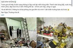 Nam sinh bị chủ trọ tố ra đường là soái ca, về phòng thì bừa bộn như bãi rác