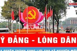 Đại hội của 'Ý Đảng - Lòng Dân' đưa đất nước tiến vào Kỷ nguyên mới