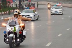 CSGT hoàn thành xuất sắc nhiệm vụ, bảo đảm tuyệt đối an toàn giao thông phục vụ Đại hội XIV của Đảng