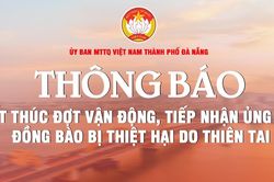 Dừng tiếp nhận ủng hộ đồng bào bị thiệt hại do thiên tai sau ngày 31/1