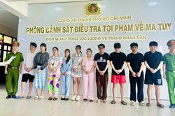 Bắt 8 người nước ngoài trong đường dây ma túy ở TP.HCM