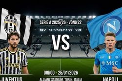 Nhận định dự đoán Juventus vs Napoli (0h, 26/1): Chủ nhà nắm lợi thế