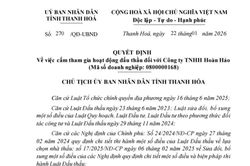 Gian lận hồ sơ dự thầu, một doanh nghiệp bị cấm đấu thầu 3 năm tại Thanh Hóa