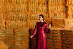 Làng nghề chỉ xơ dừa An Thạnh, điểm chụp áo dài Tết bên sông Thom