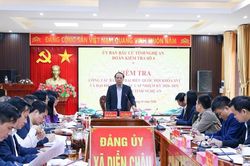 Phó Chủ tịch Thường trực UBND tỉnh Bùi Thanh An kiểm tra công tác bầu cử tại các địa phương