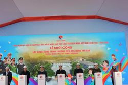 Cao Bằng: Khởi công xây dựng Trường Tiểu học Nùng Trí Cao