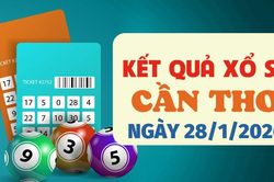 Trực tiếp kết quả xổ số Cần Thơ hôm nay 28/1/2026 - XSCT 28/1