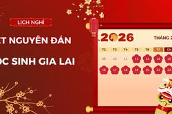 Lịch nghỉ Tết Nguyên đán 2026 của học sinh Gia Lai
