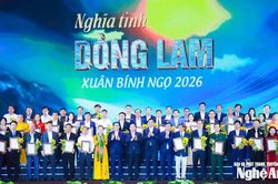 Nghệ An: Hơn 172 tỷ đồng ủng hộ Chương trình 'Nghĩa tình dòng Lam - Xuân Bính Ngọ năm 2026'