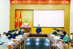 Thường trực Ban Chỉ đạo phòng, chống tham nhũng, lãng phí, tiêu cực tỉnh họp thường kỳ tháng 1/2026