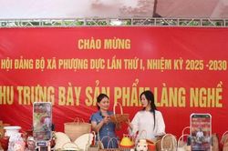 Phượng Dực triển lãm sản phẩm thủ công mỹ nghệ, OCOP gắn với sáng tạo và chuyển đổi số