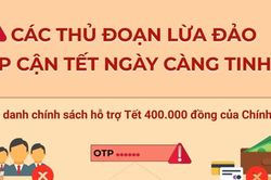 Cảnh giác thủ đoạn lừa đảo 'nhận quà Tết', 'trợ cấp Tết'