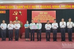 Lữ đoàn 161 tổ chức Hội nghị 'Quân dân một ý chí', chia tay cán bộ, chiến sĩ trực Tết trên biển