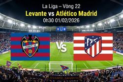Levante vs Atletico Madrid (0h30, 1/2): Nhận định dự đoán đội hình