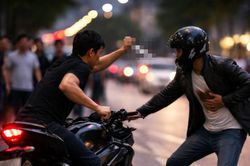 Đánh người vì bực tức, khó chịu có bị coi là phạm tội có tính chất côn đồ?
