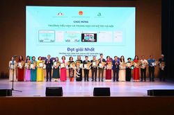 Trao giải Trường học sinh thái ASEAN Việt Nam năm 2025.