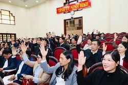 Ninh Bình hiệp thương lập danh sách sơ bộ người ứng cử ĐBQH và HĐND tỉnh