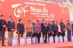 Xã Vật Lại mang yêu thương đến 'Tết Nhân ái - Chợ 0 đồng'