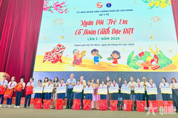 TP Hồ Chí Minh: Chăm lo hàng nghìn trẻ em có hoàn cảnh đặc biệt, trẻ em yếu thế