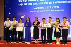 Trao giải cuộc thi ý tưởng khởi nghiệp của học sinh, sinh viên
