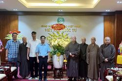 Ban Trị sự Phật giáo TP.HCM tiếp đoàn đại diện các cơ quan đến thăm và chúc Tết Bính Ngọ