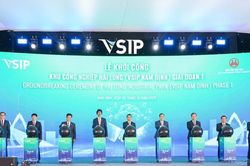 Khởi công dự án Khu công nghiệp Hải Long (VSIP Nam Định) giai đoạn 1