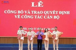 Công bố, trao Quyết định của Viện trưởng VKSND tối cao về công tác cán bộ